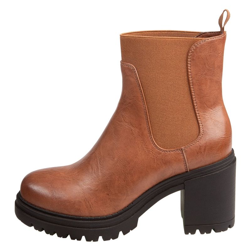 GENERICO - Botines Chelsea Para Mujer Brash Payless Café Medio