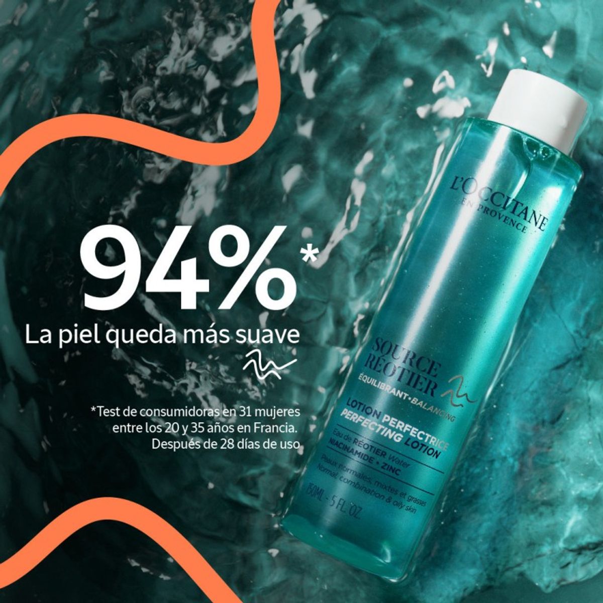 LOCCITANE - Tónico Facial Hidratante Réotier 150ml