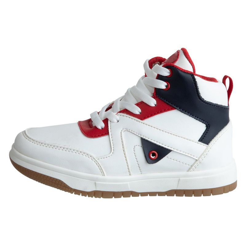 SMART FIT - Sneakers Altos Para Niño Smartfit Payless Blanco