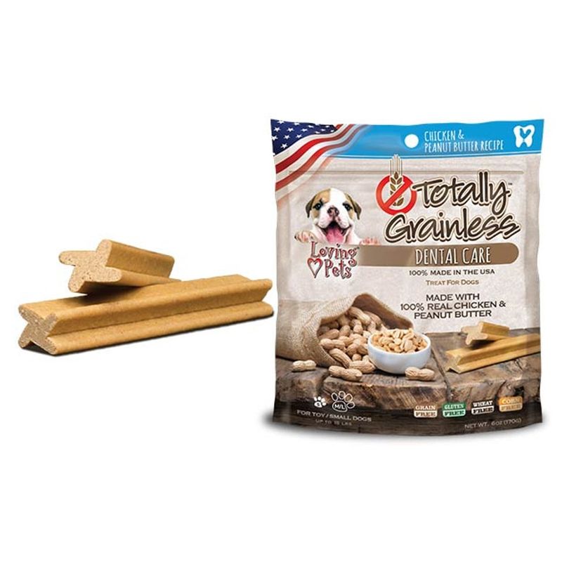 GENERICO - Totally Grainless Snacks Dentales Pollo y Mantequilla 170gr