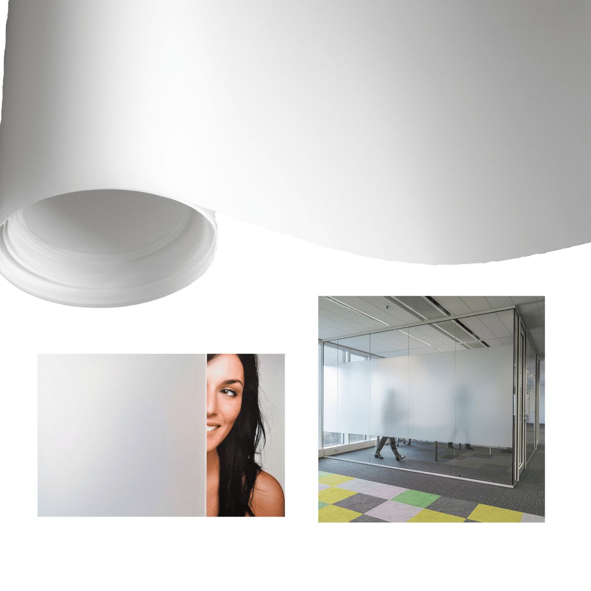 GENERICO - Película Vidrio Ventanas 75cm x 5mts Privacidad Vinilo sticker