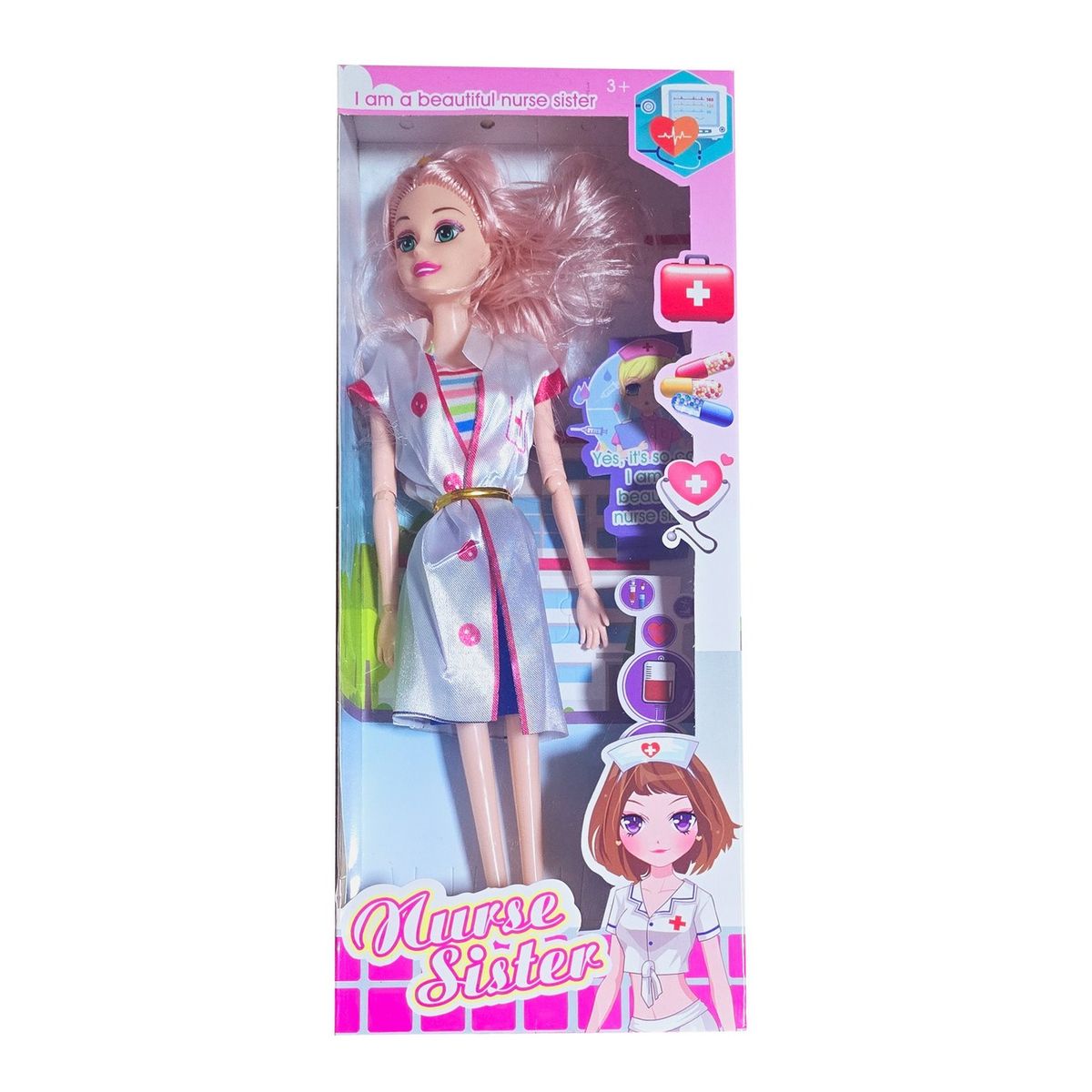 GENERICO - Muñeca Doctora Juguete Bata Niñas Interactivo