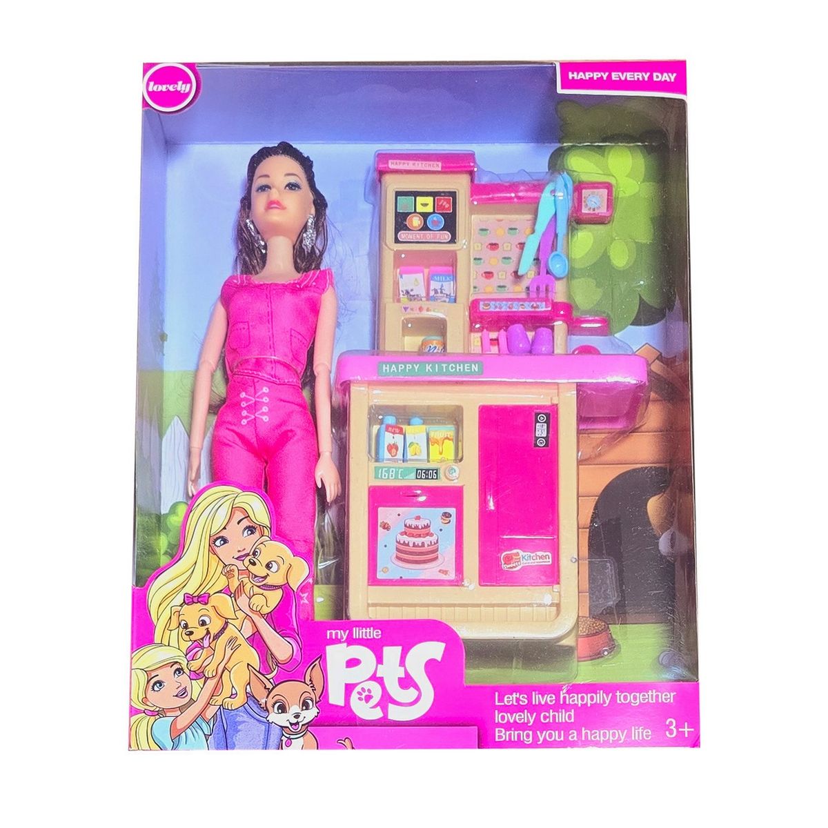 GENERICO - Muñeca Chef Cocina Utencilios Juguete Interactivo Niñas