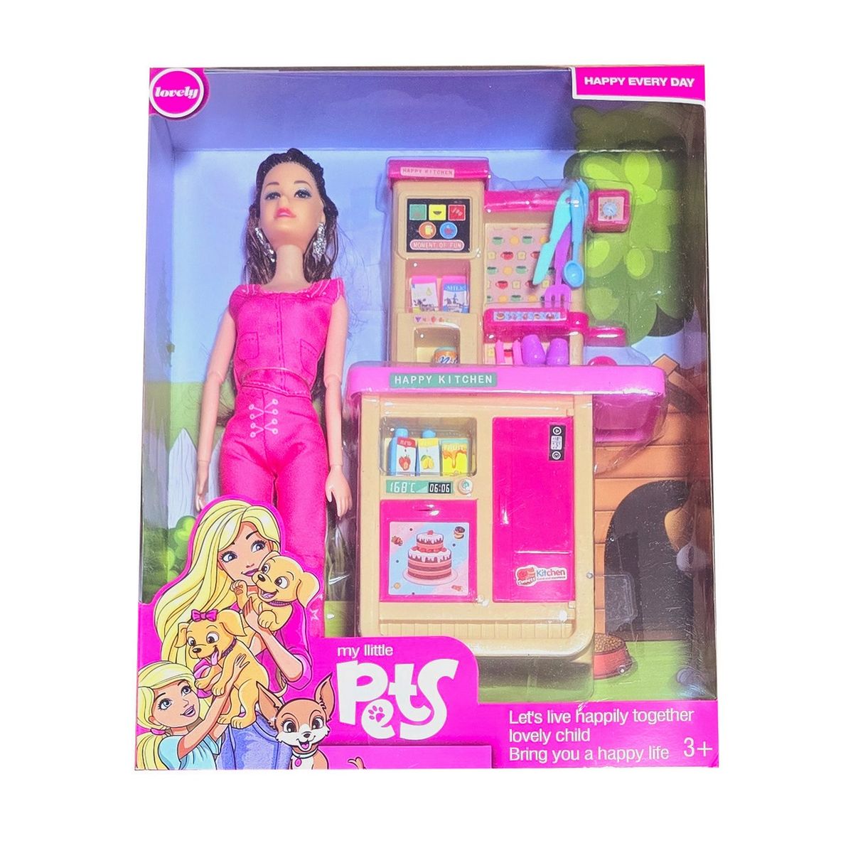 GENERICO - Muñeca Chef Cocina Utencilios Juguete Interactivo Niñas