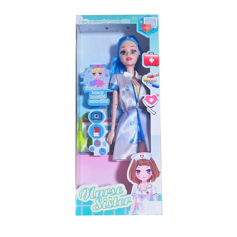 GENERICO - Muñeca Doctora Juguete Bata Niñas Interactivo