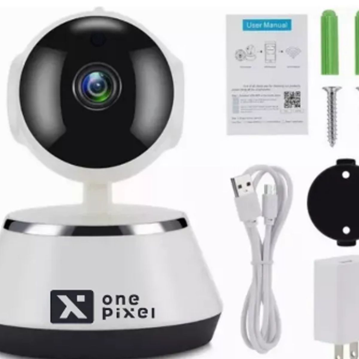 GENERICO - Camara Ip Wifi Vigilancia Alarma App V380 Robótica 360°