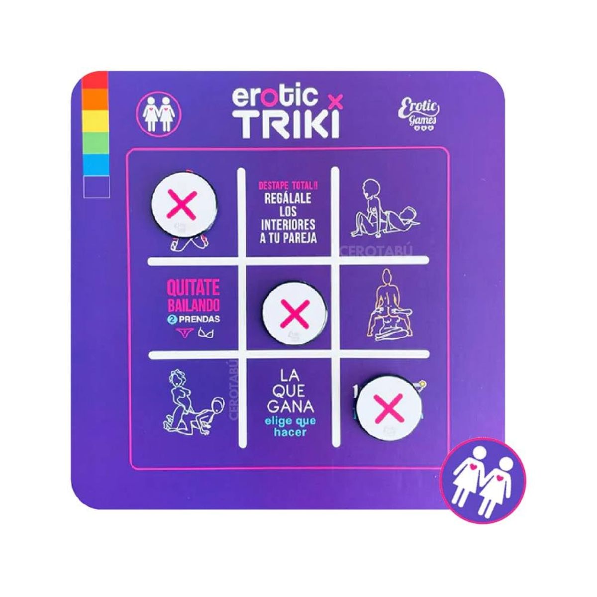 EROTIC - Juego De Mesa Erotico Triki Para Adultos Parejas Lésbico