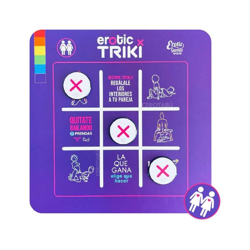 GENERICO - Juego De Mesa Erotico Triki Para Adultos Parejas Lésbico