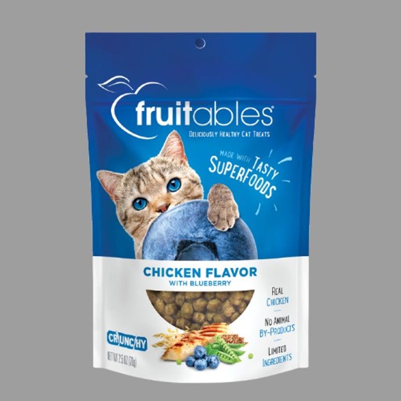 GENERICO - Fruitables Snacks para Gatos Pollo y Arándanos 70gr