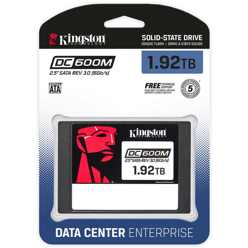 KINGSTON - Unidad Sólida Sever Kingston DC600M 1920GB