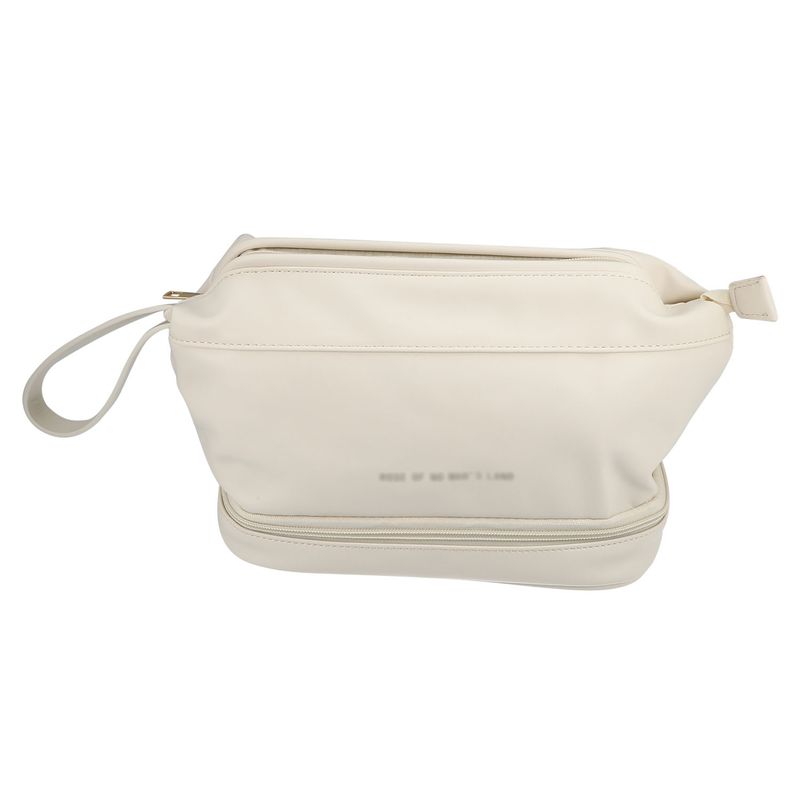 DANKI - Cosmetiquera Bolso Maquillaje Doble Capa Sintetico Cosmeticos Asa Bg