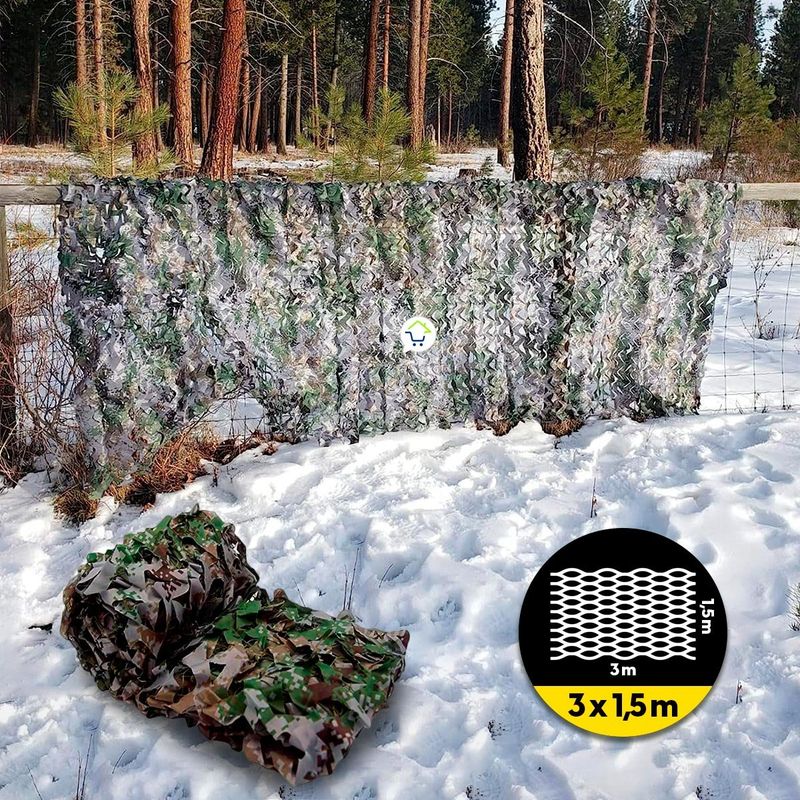 COMPRALOENCASA COM - Red Ghillie Camuflaje Militar Malla Protección Caza CENC-030