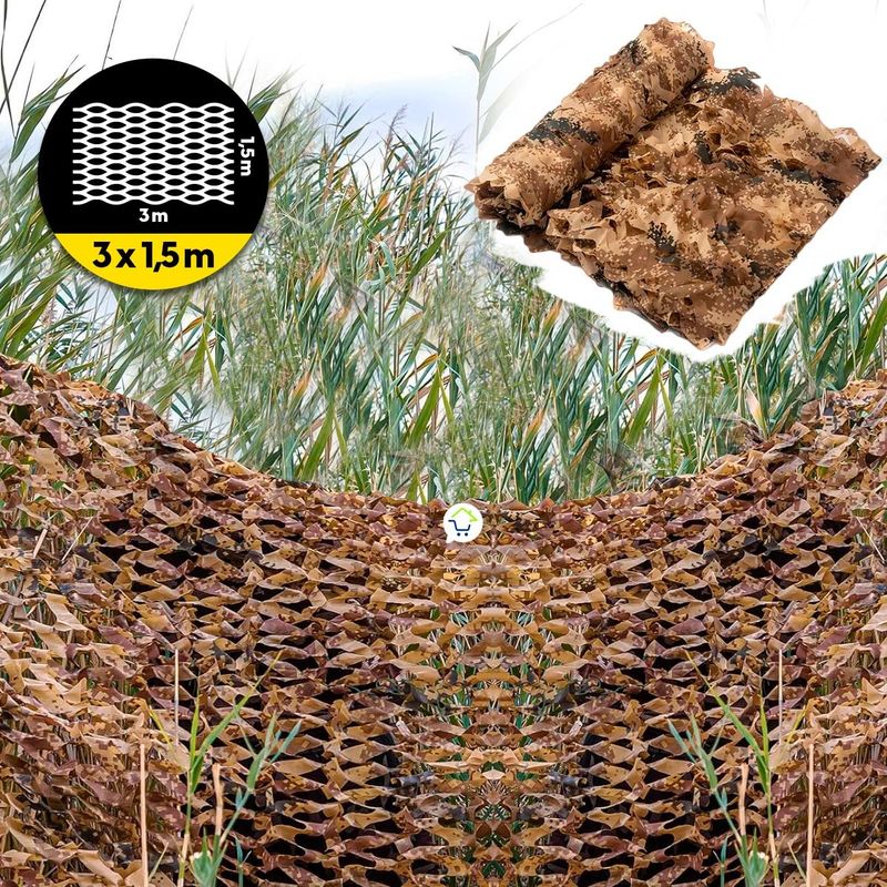 COMPRALOENCASA COM - Red Ghillie Camuflaje Militar Malla Protección Caza CENC-030