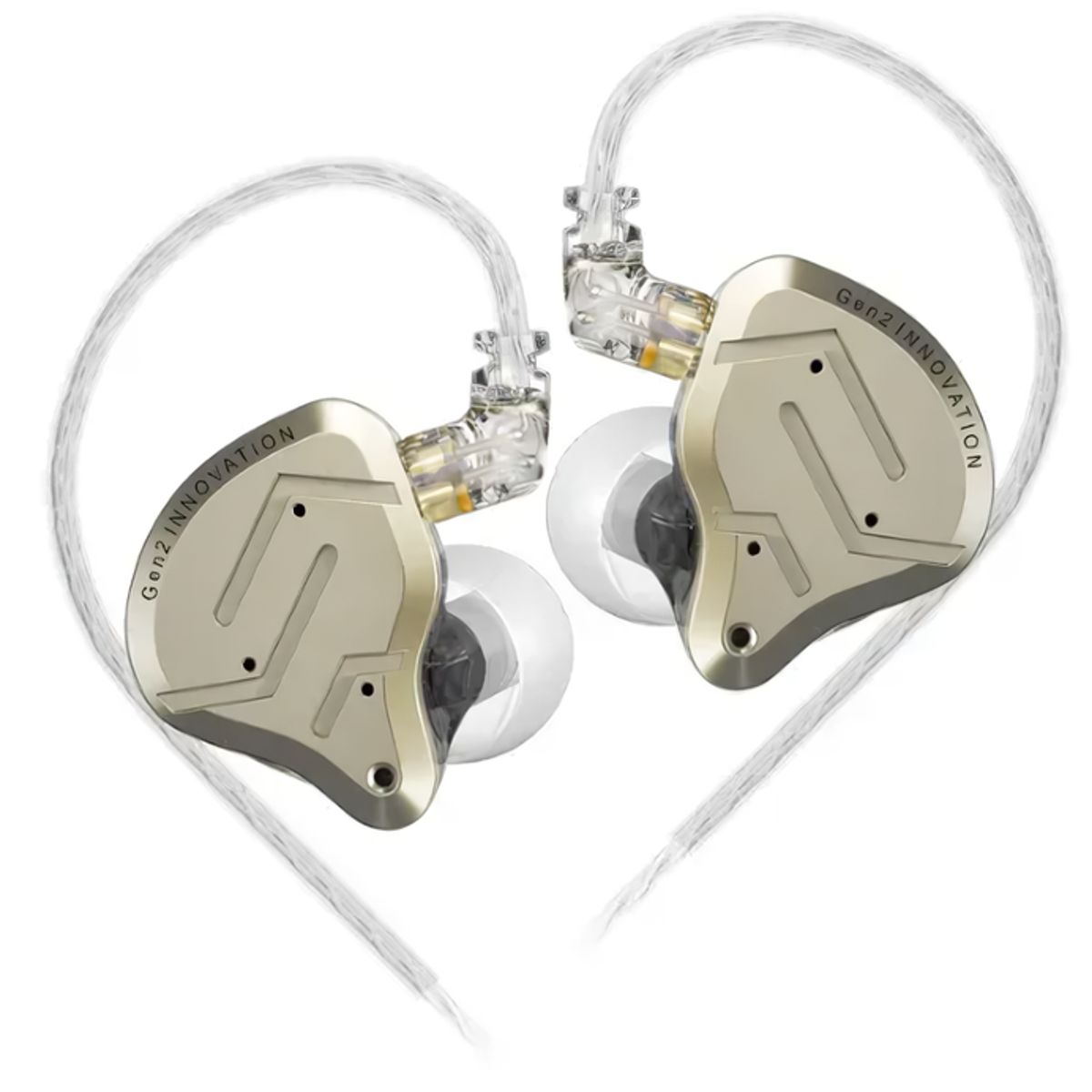 KZ - Nuevos KZ ZSN PRO 2 Audífonos DORADOS con micrófono