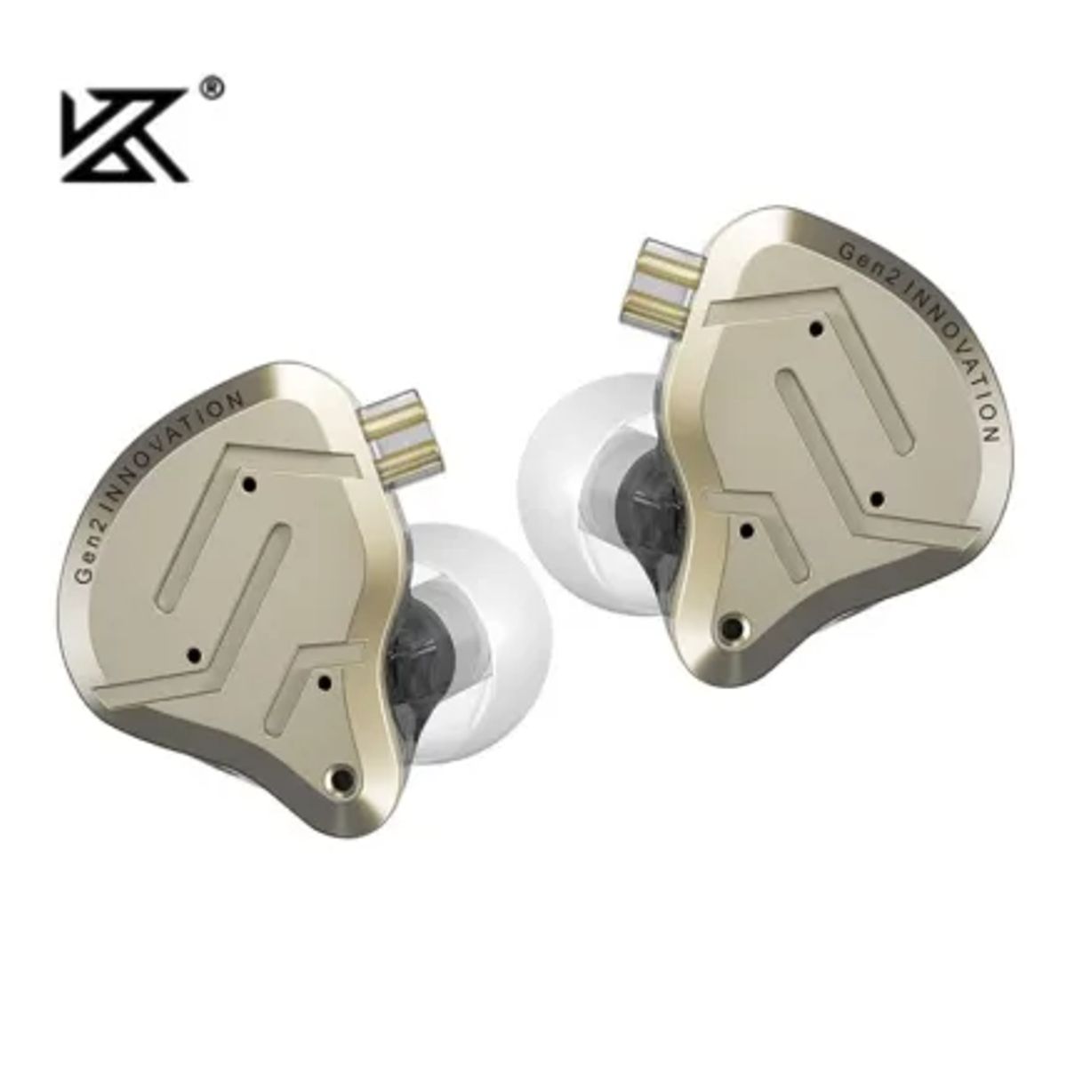 KZ - Nuevos KZ ZSN PRO 2 Audífonos DORADOS con micrófono