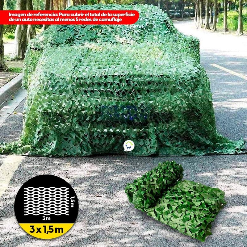 COMPRALOENCASA COM - Red Ghillie Camuflaje Militar Malla Protección Caza CENC-030