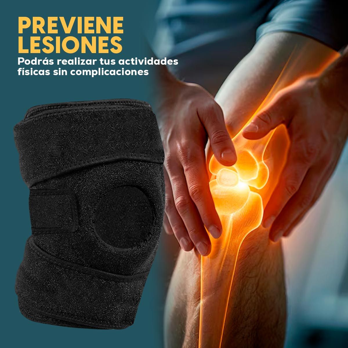 COMPRALOENCASA COM - Rodillera Protección Rodilla Rotula Deportes TV53