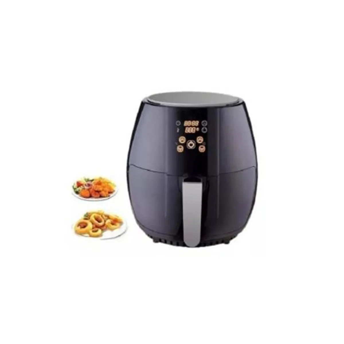 GENERICO - Freidora Air Fryer Sin Aceite Digital 4.2 Lts + 100 Recetas Shafausen