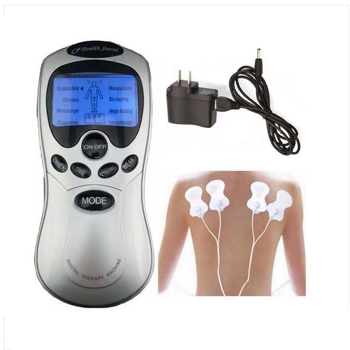 GENERICO - Gimnasia Pasiva 4 Electrodos Electro Estimulador