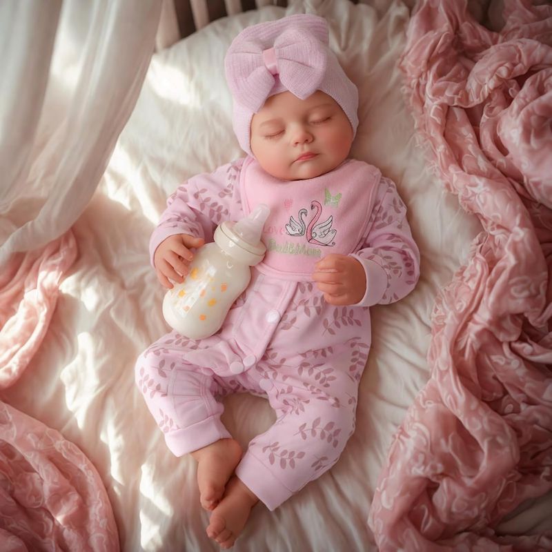 GENERICO - ❤ Bebe Reborn ❤ Emilia ❤ Ropa Rosada ❤