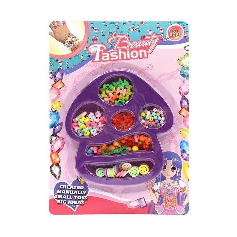 GENERICO - Set Kit Para Hacer Pulseras Niña Style Fungi Multicolor Niña