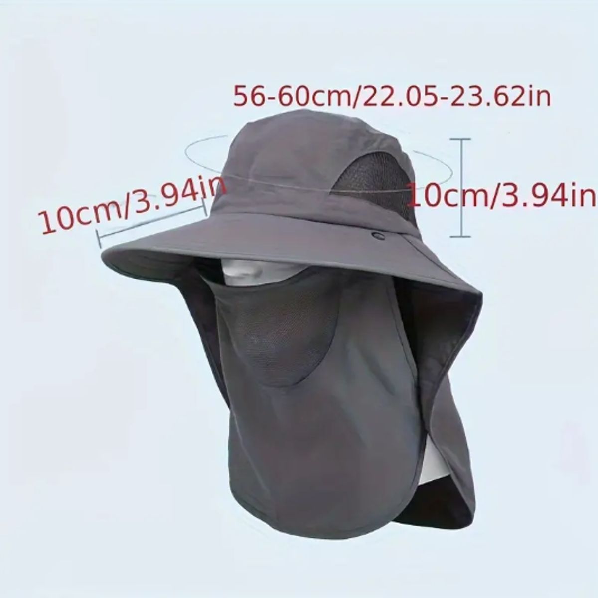 ORIGINS - Sombrero Pescador Safari Capa Playa Sol Hombre Mujer Cuello