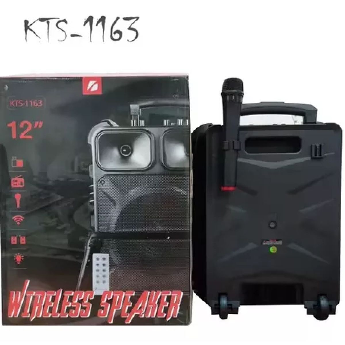 GENERICO - PARLANTE BLUETOOTH KTS-1163