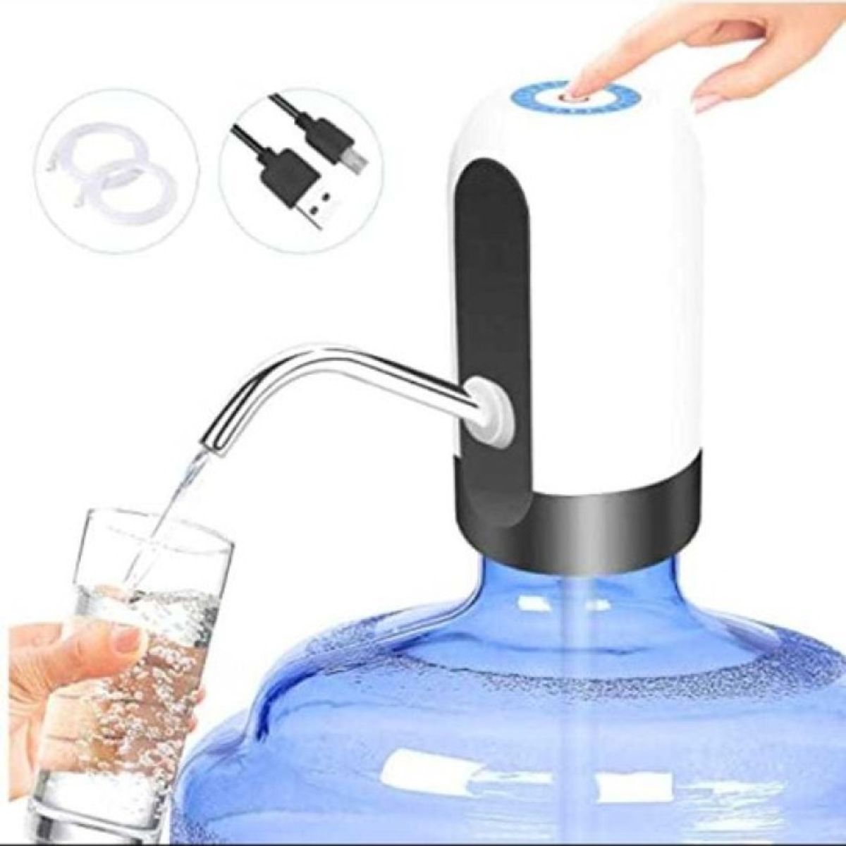 SKY - Dispensador De Agua Electrico Usb Para Garrafón