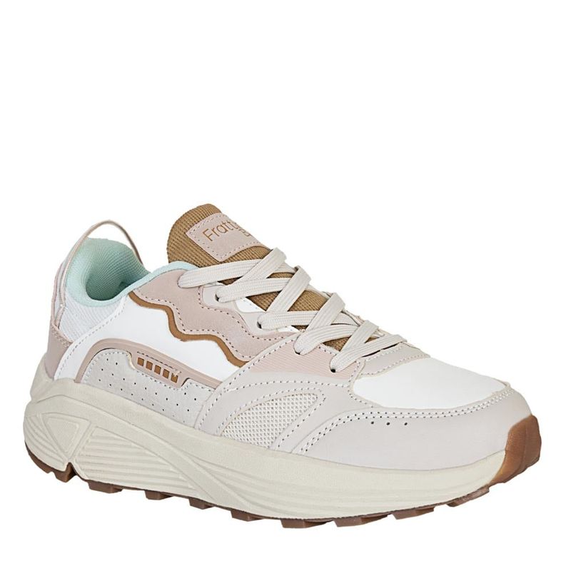 FRATTINI BELA - Tenis de Mujer marca FRATTINI BELA en Color BLANCO CAMEL   TENIS AA41