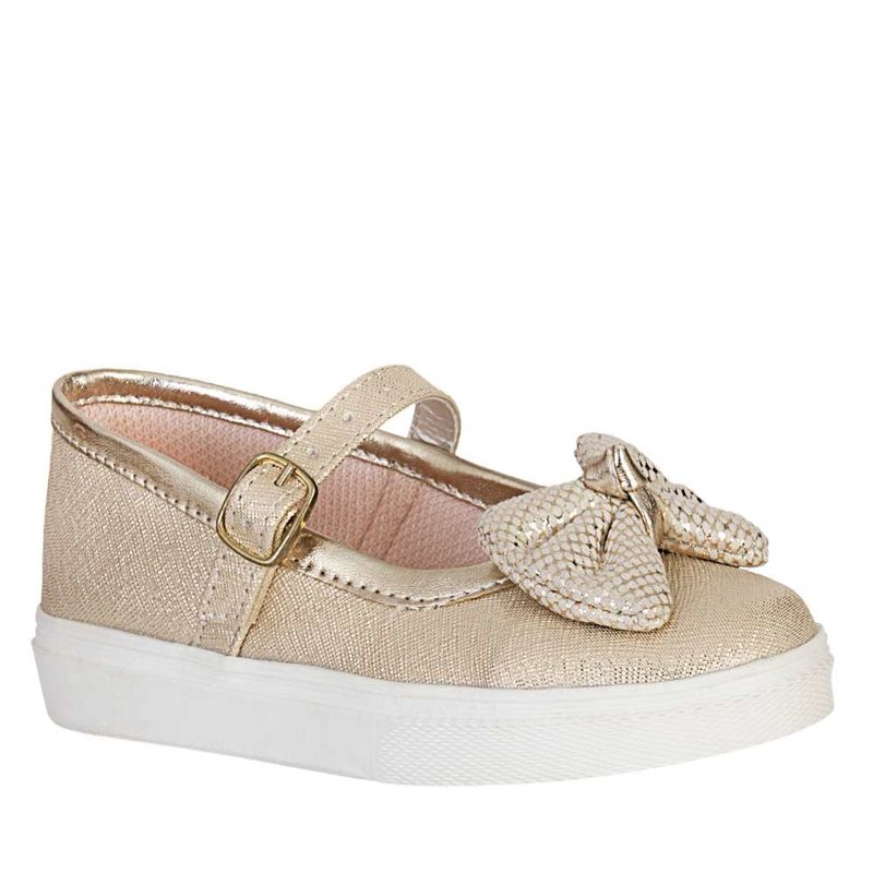 GUMBALL - Baleta de Niña marca GUMBALL en Color DORADO  / BAL.SOL