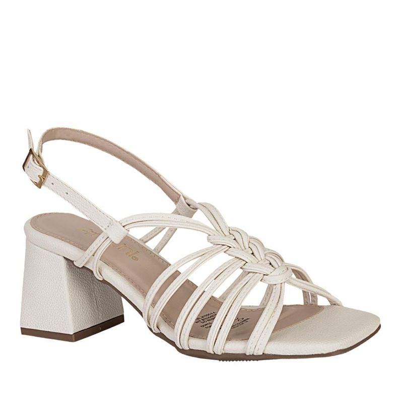 FRATTINI - Sandalia tacon de Mujer marca FRATTINI en Color BLANCO  / SAND.0704