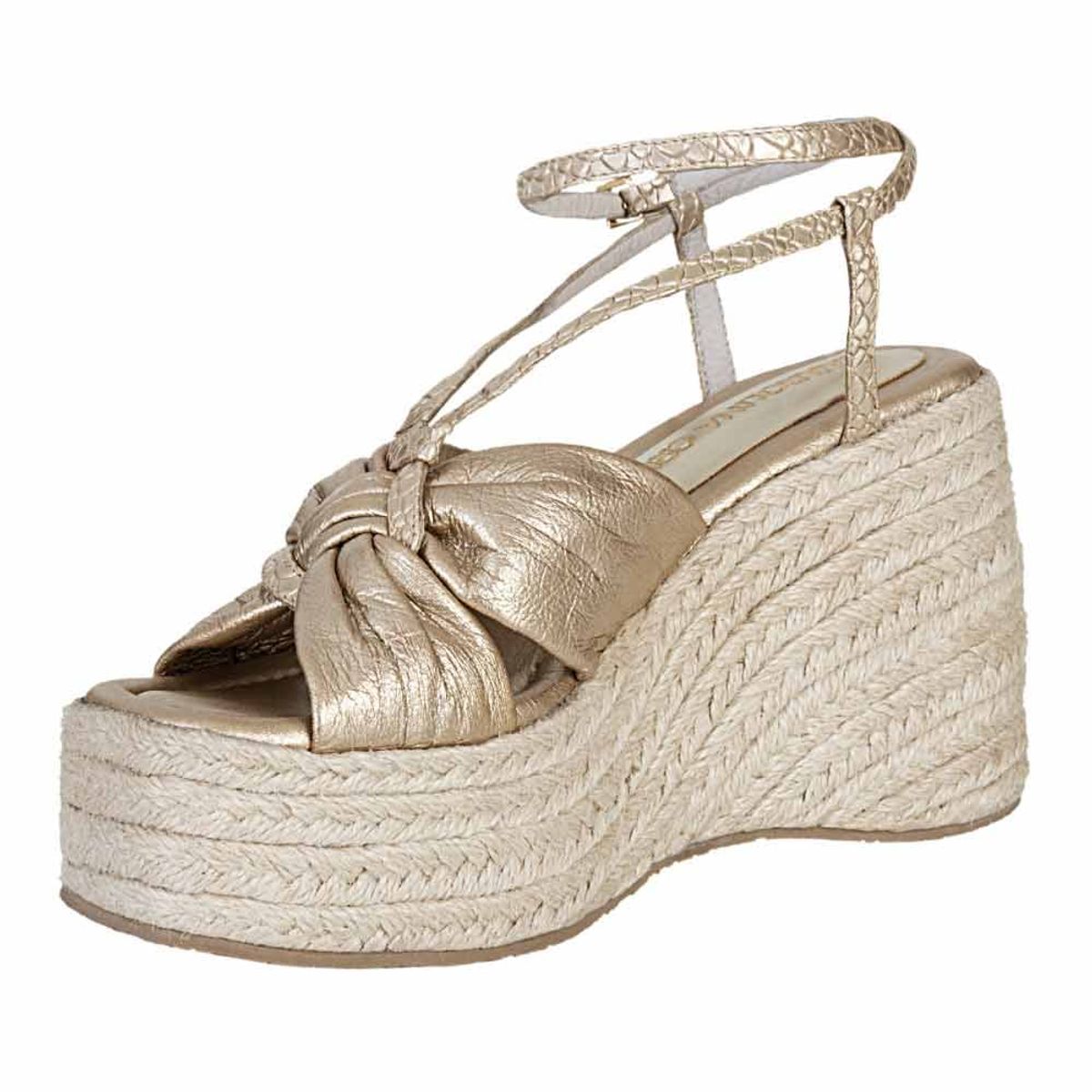 CAROLINA CRUZ - Plataforma de Mujer marca CAROLINA CRUZ en Color CHAMPAÑA   PLATM-41