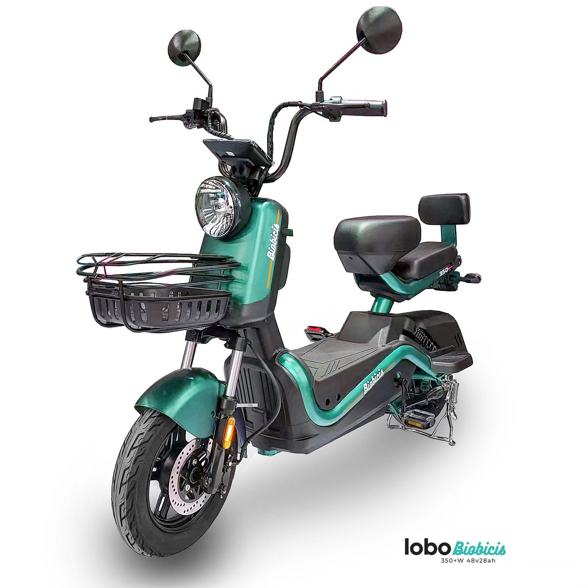 BIOBICI - Bicicleta Eléctrica LOBO Biobicis 2025 Color Verde 350W