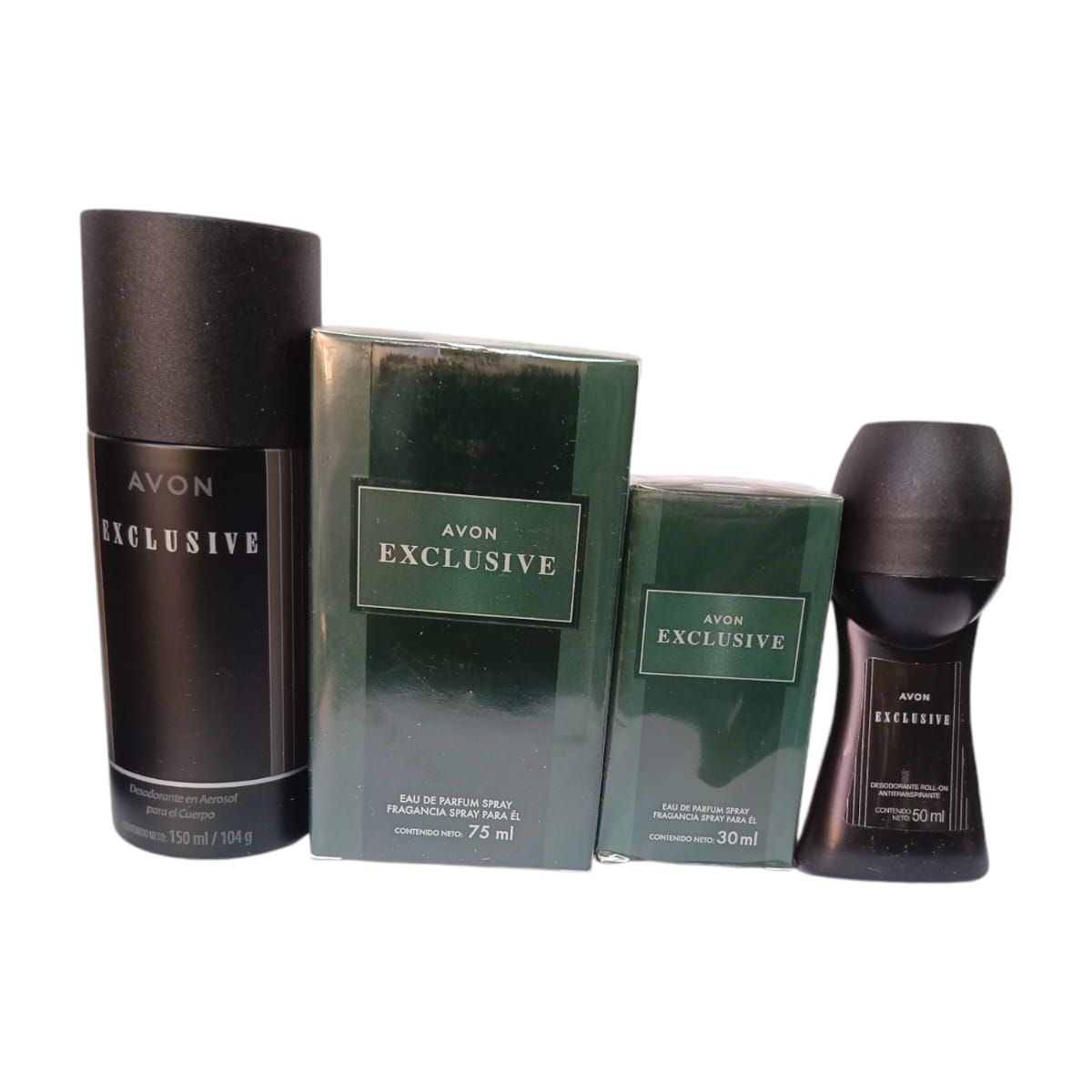 AVON - Combo Pefume Exclusive para hombre x4 productos