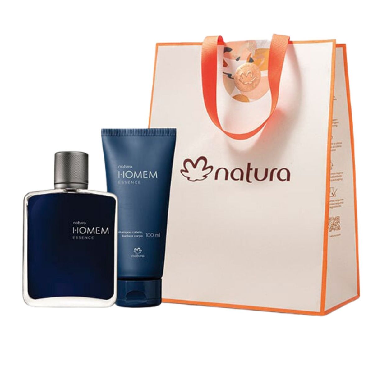 NATURA - Set Natura Homem Essence: Perfume + Shampoo 2 en 1 + Bolsa