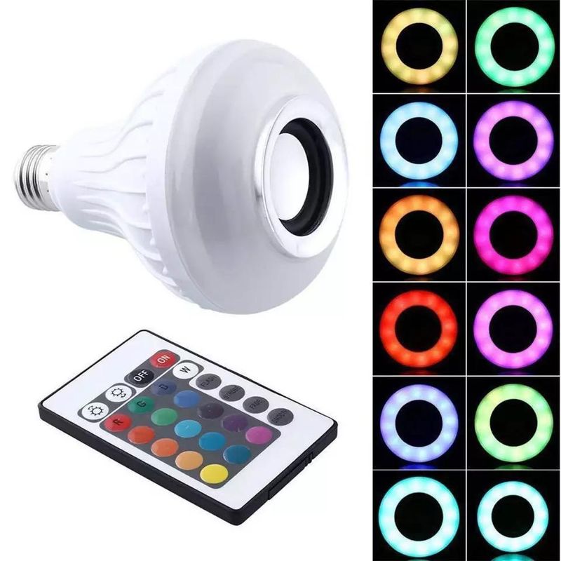 GENERICO - Parlante Bombillo Rgb Calidad rosca