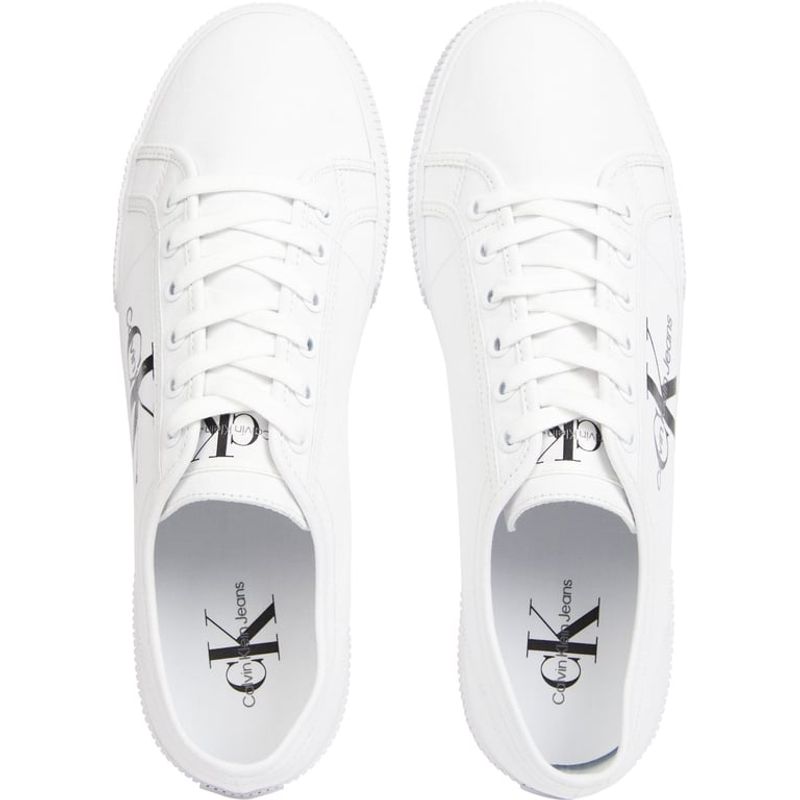 CALVIN KLEIN - Tenis blanco essential vulcanized Calvin Klein