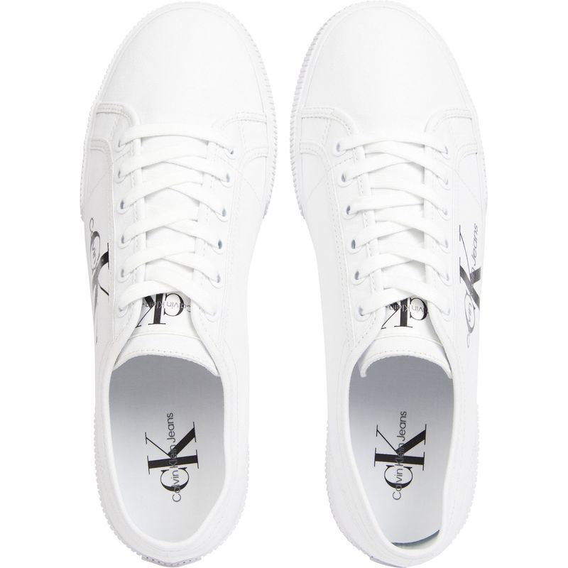 CALVIN KLEIN - Tenis blanco essential vulcanized Calvin Klein