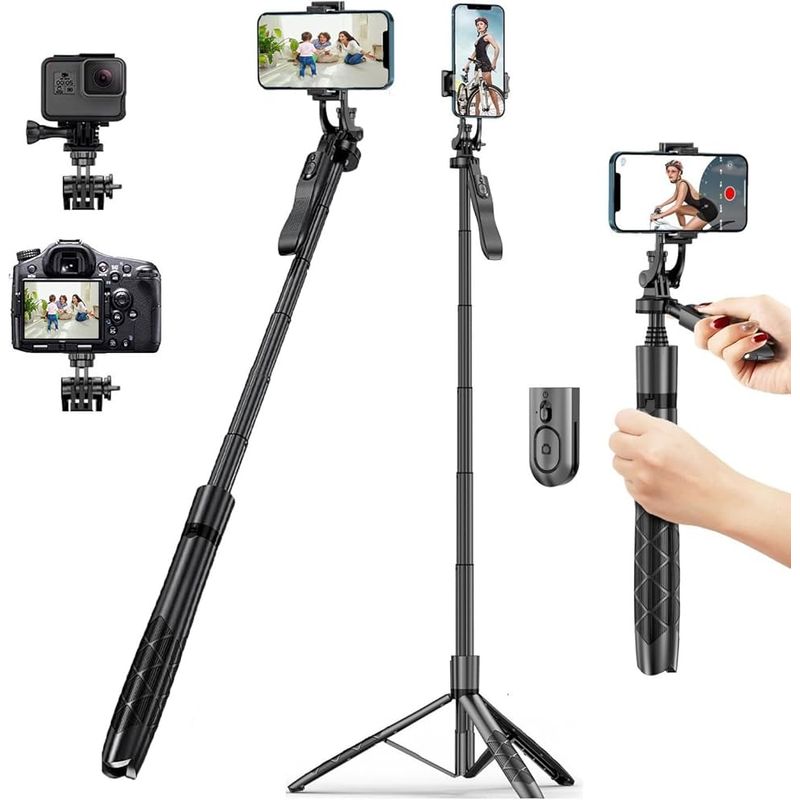 GENERICO - Selfie y Tripode BT L16 con altura de 1.60 metros
