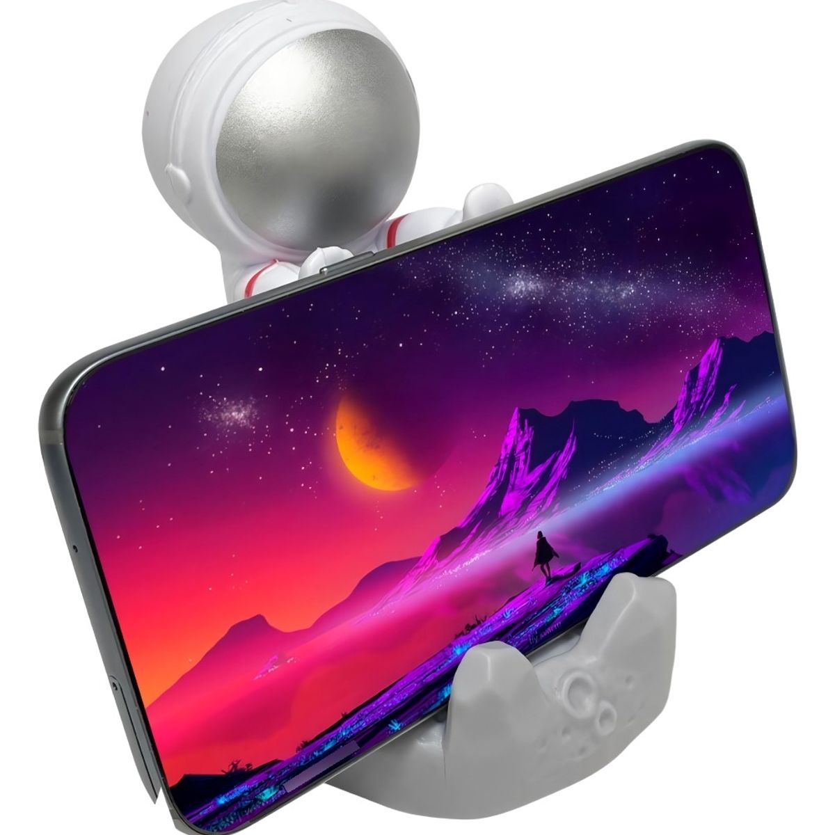 GENERICO - Soporte Astronauta Escritorio Base Holder Celular Tablet