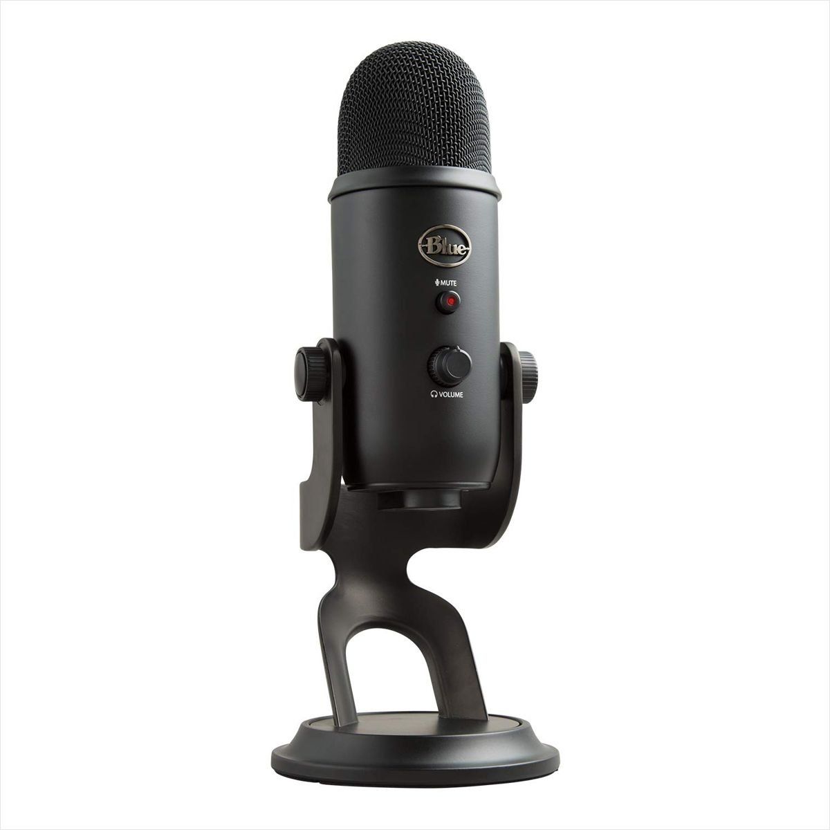 LOGITECH - Micrófono Streaming Usb De Condensador Blue Yeti Pcmac Negro