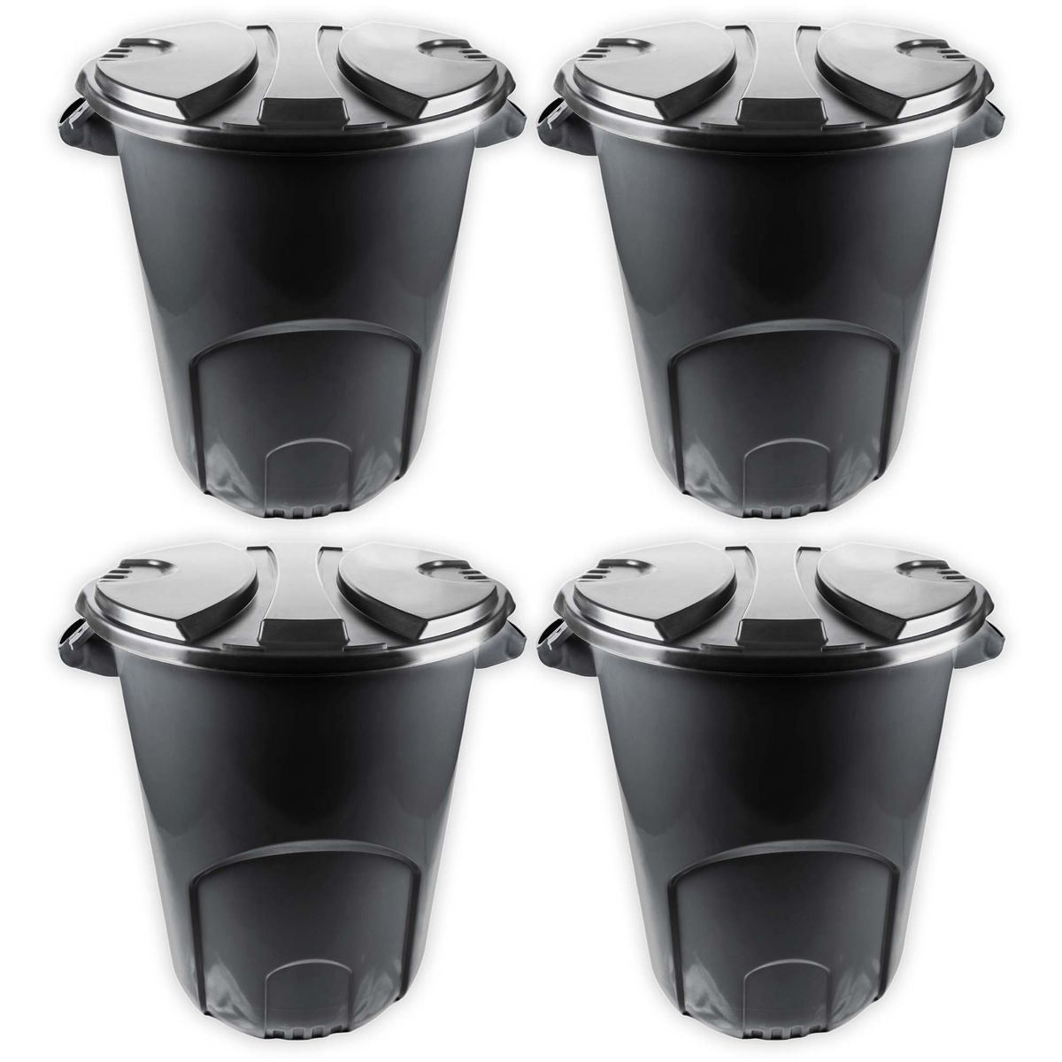 ENERGY PLUS - Combo x4 Tanque Plástico Multiusos 120L Almacenar Agua Negra
