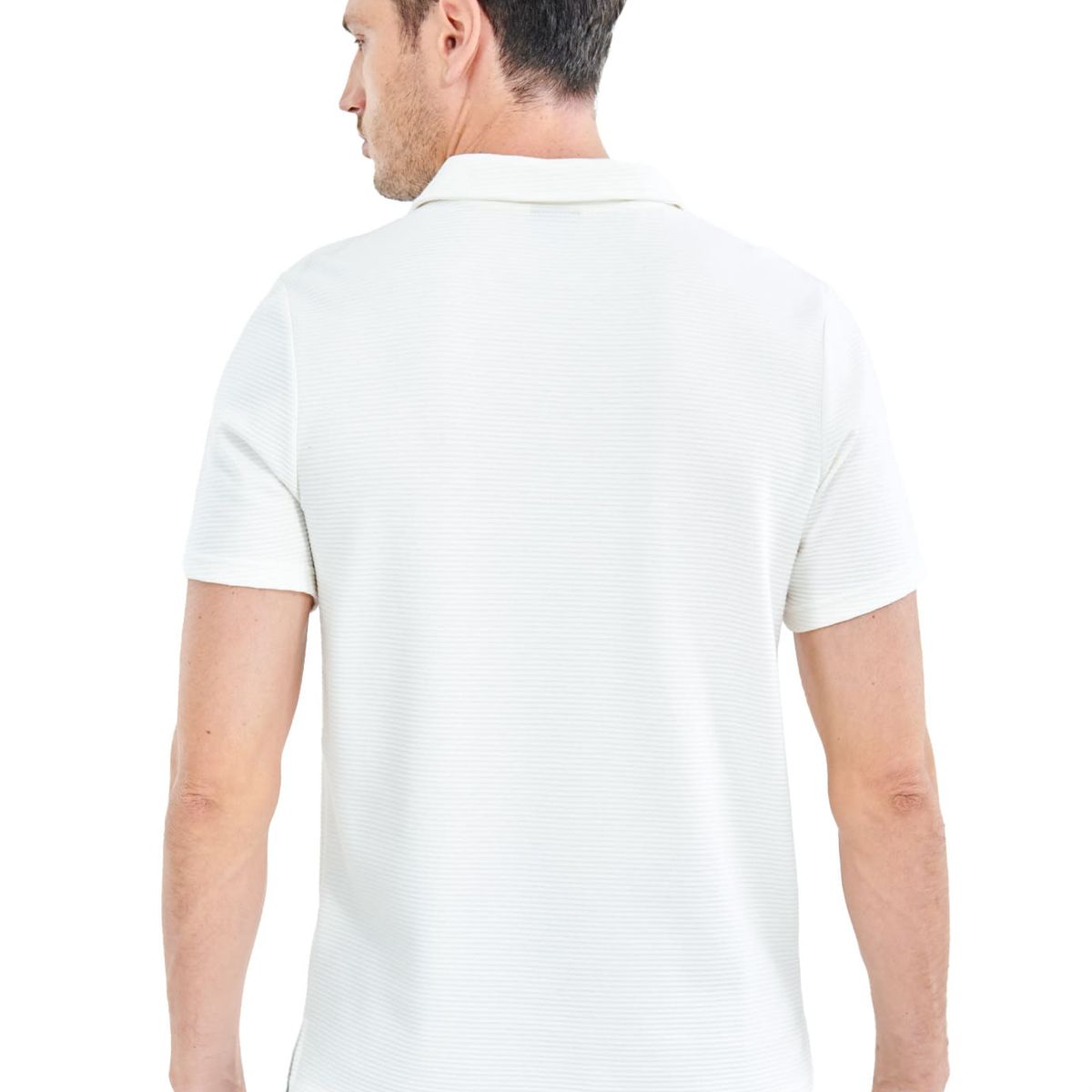 BELIFE - Camiseta Tipo Polo Blanca