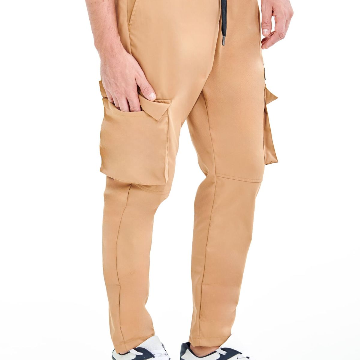BELIFE - Pantalón Tipo Cargo Con Bolsillos.-
