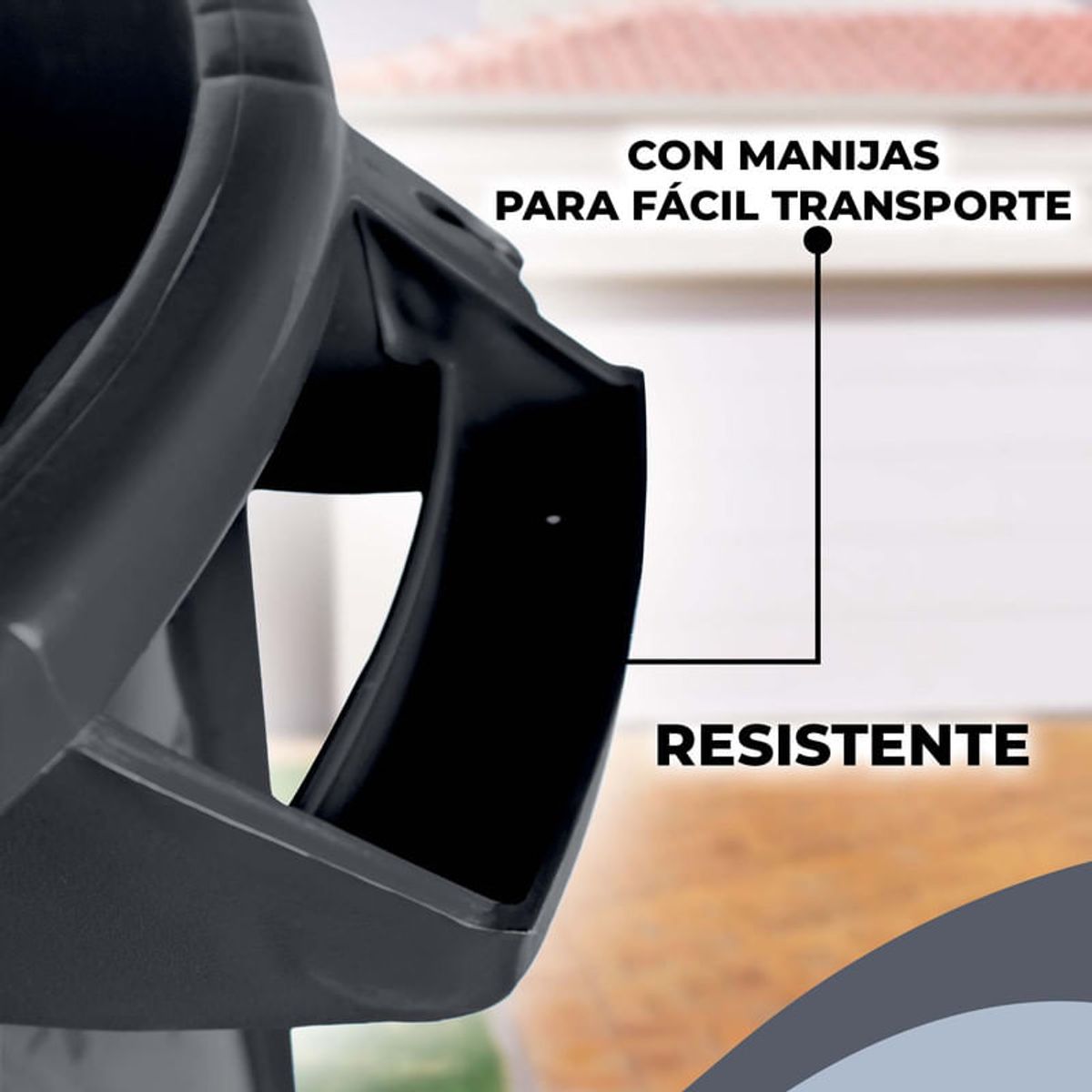 ENERGY PLUS - Tanque Plástico Multiusos 120L - Almacenar Agua o Basurero