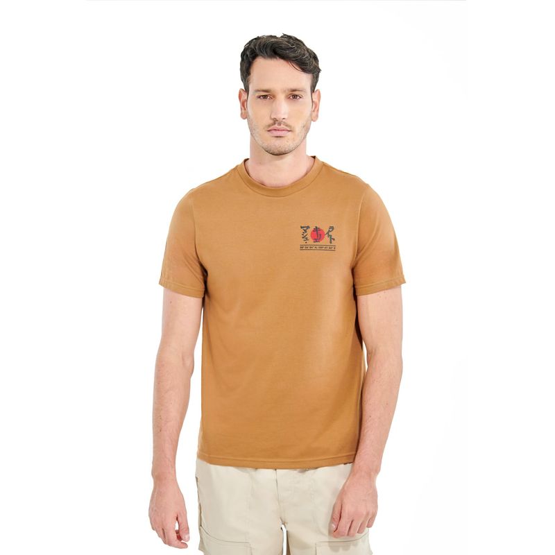 BELIFE - Camiseta Manga Corta Estampada.-.-