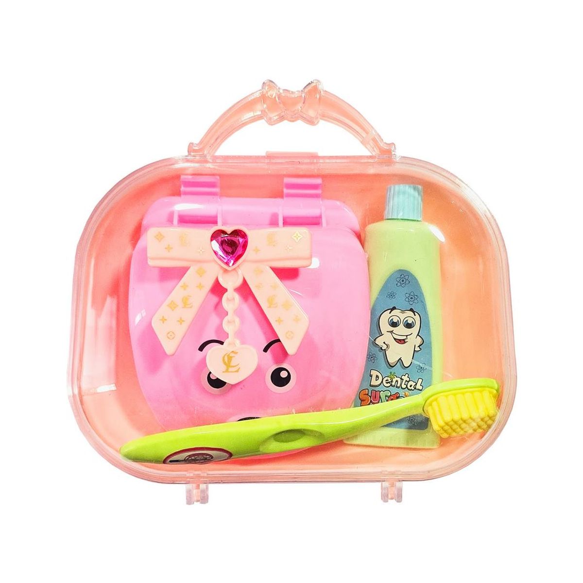 GENERICO - Kit Maleta Juguete Cuidado Dientes Doctor Muelitas Juguete