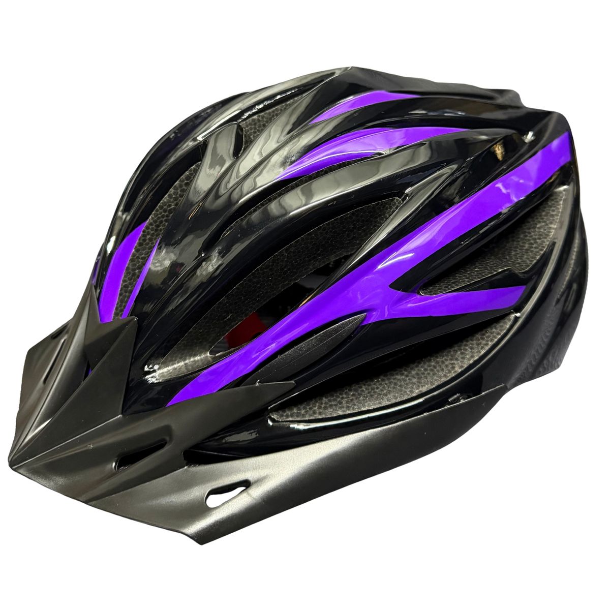 SPORT RUNNER - Kit Protecciones Patinaje Casco + Pads Talla S Color Negro + Morado