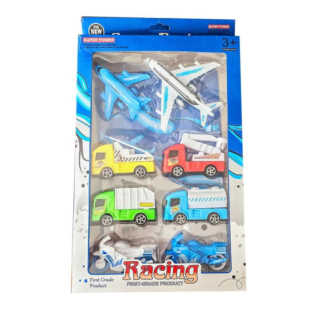 GENERICO - Carros De Impulso Y Aviones Colección Multicolor X 8 Pcs