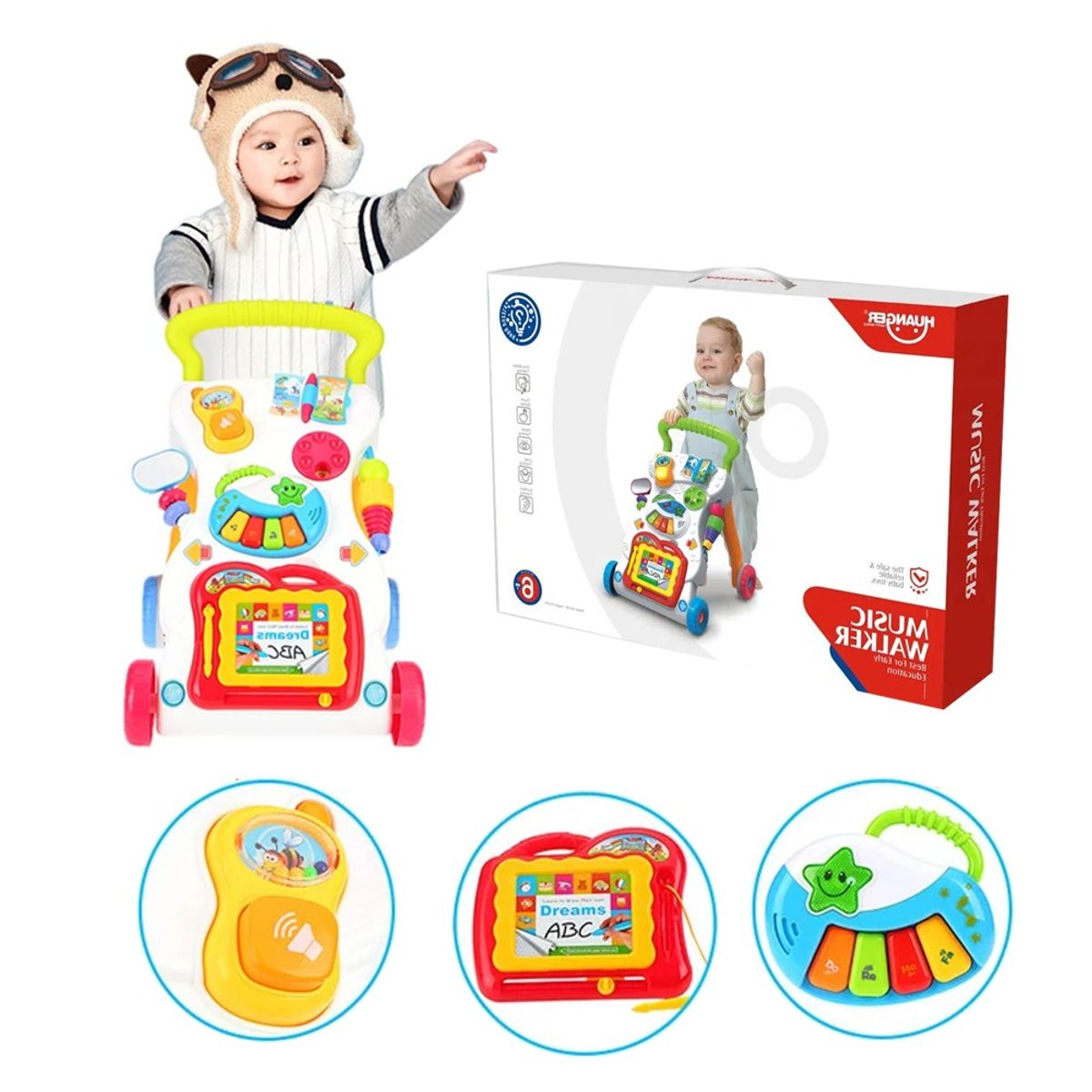 LANZURY IMPORTACIONES - Andadera Musical Para Bebe